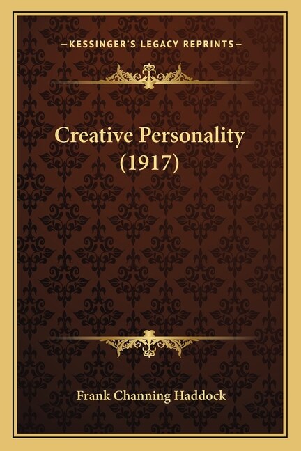 Front cover_Creative Personality (1917)