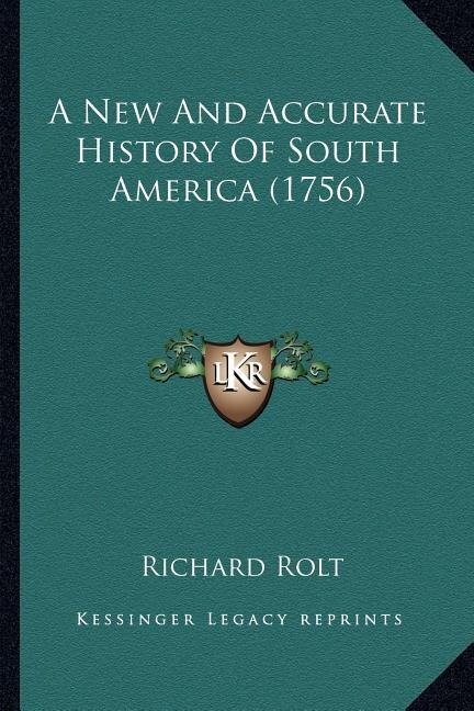 Couverture_A New And Accurate History Of South America (1756)