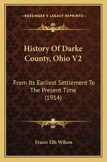 Couverture_History Of Darke County, Ohio V2
