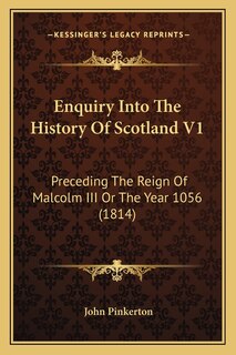 Front cover_Enquiry Into The History Of Scotland V1