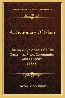 Couverture_A Dictionary Of Islam
