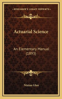 Front cover_Actuarial Science