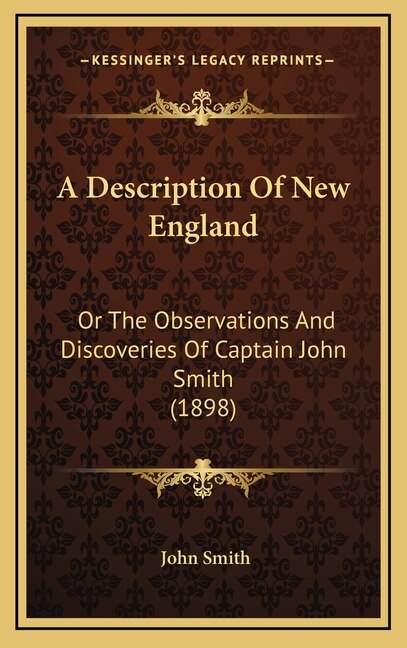 Front cover_A Description Of New England