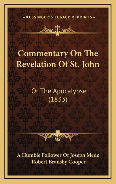 Front cover_Commentary On The Revelation Of St. John