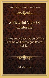 Front cover_A Pictorial View Of California