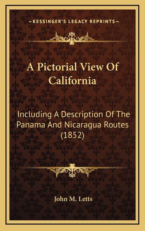 Front cover_A Pictorial View Of California