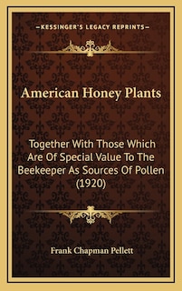 Front cover_American Honey Plants
