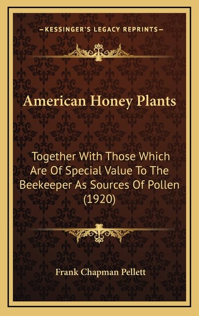 Front cover_American Honey Plants