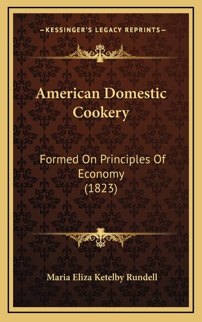 Front cover_American Domestic Cookery