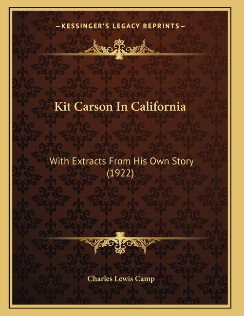 Couverture_Kit Carson In California