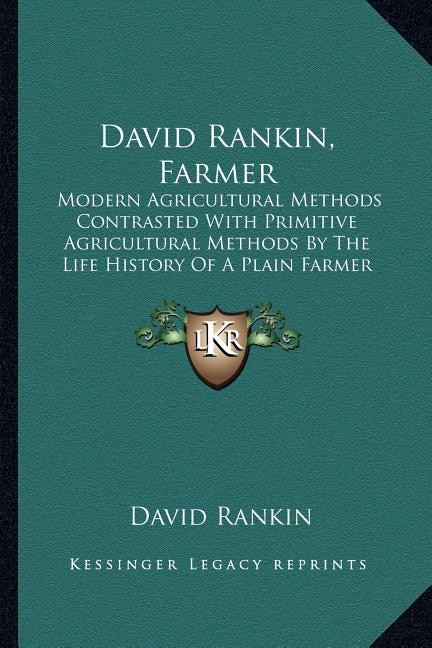 Front cover_David Rankin, Farmer
