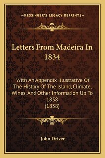 Front cover_Letters From Madeira In 1834