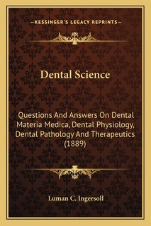 Front cover_Dental Science