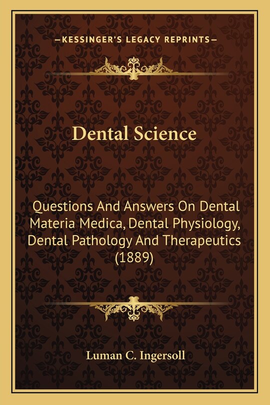 Front cover_Dental Science