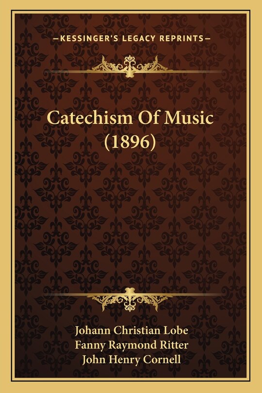 Front cover_Catechism Of Music (1896)