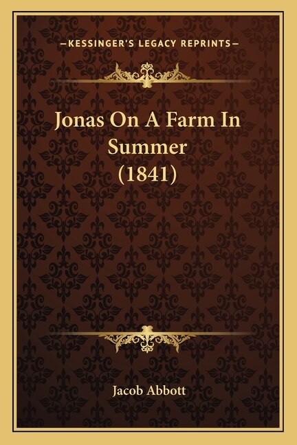 Front cover_Jonas On A Farm In Summer (1841)