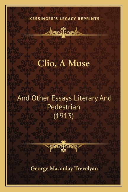 Front cover_Clio, A Muse