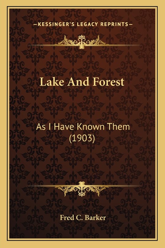 Front cover_Lake And Forest