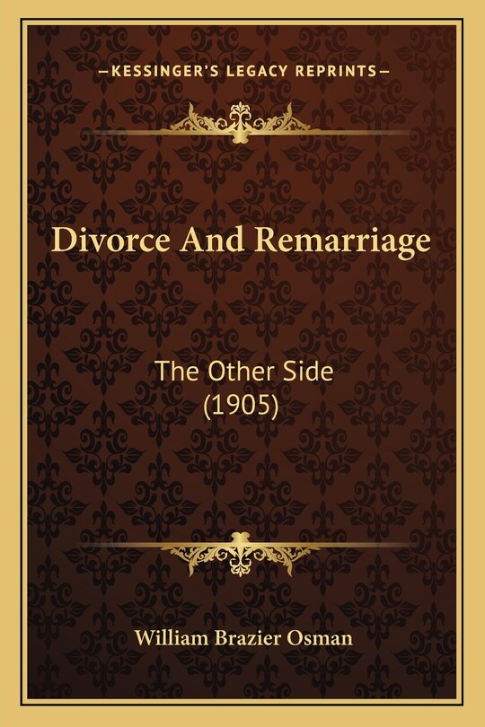 Front cover_Divorce And Remarriage