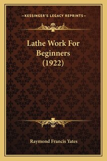 Front cover_Lathe Work For Beginners (1922)