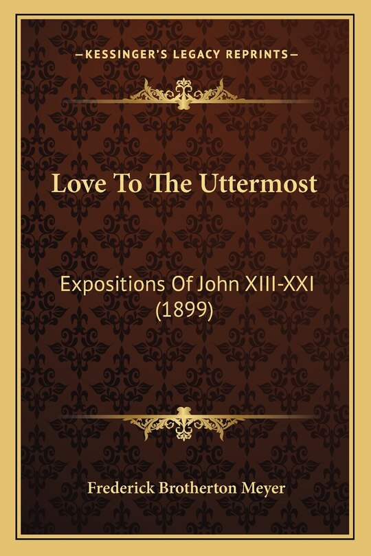 Front cover_Love To The Uttermost