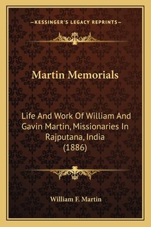 Front cover_Martin Memorials