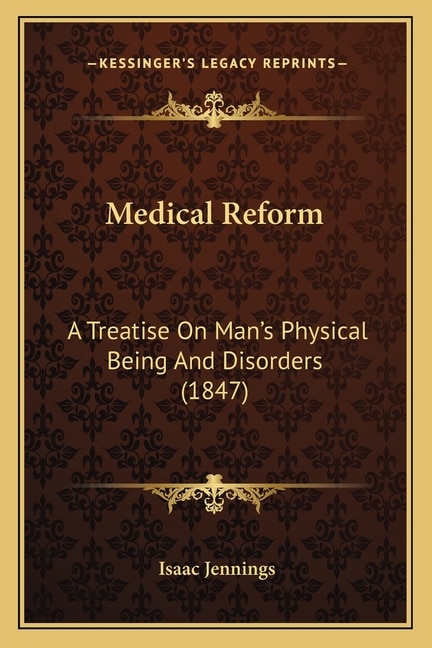 Front cover_Medical Reform