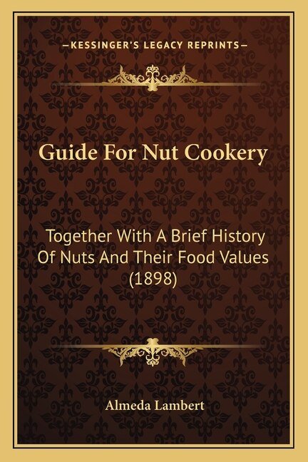 Couverture_Guide For Nut Cookery