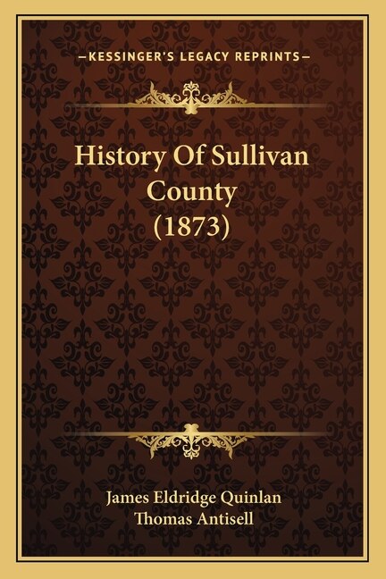 Couverture_History Of Sullivan County (1873)