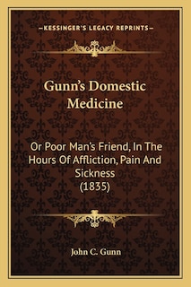 Couverture_Gunn's Domestic Medicine