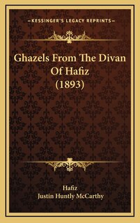 Couverture_Ghazels From The Divan Of Hafiz (1893)