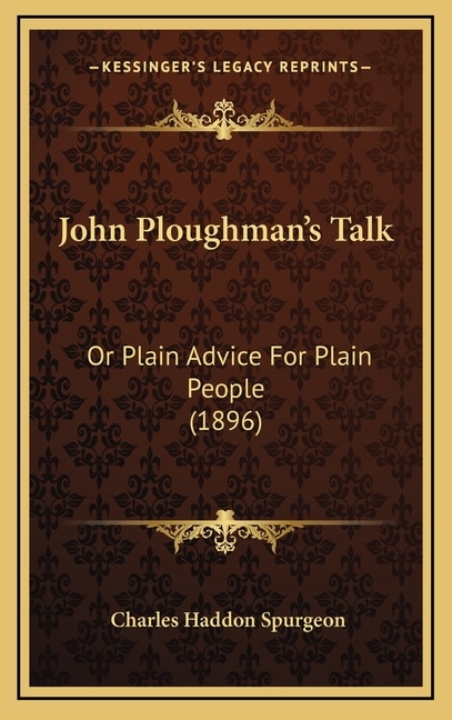 Couverture_John Ploughman's Talk