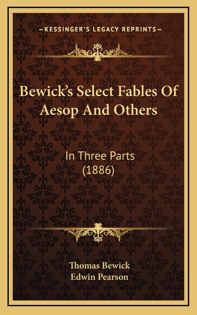 Front cover_Bewick's Select Fables Of Aesop And Others