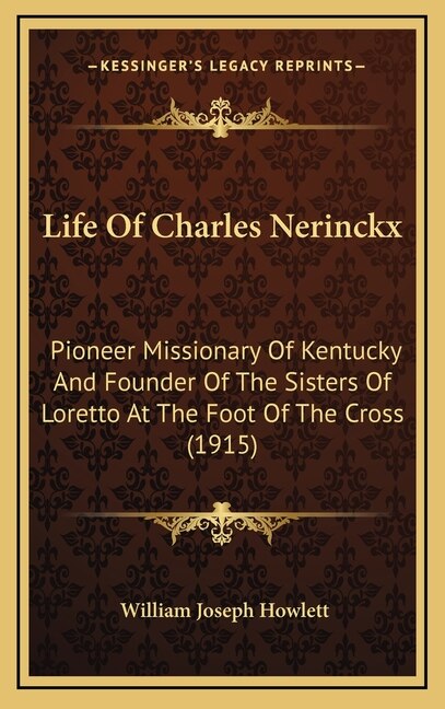 Front cover_Life Of Charles Nerinckx