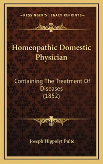 Couverture_Homeopathic Domestic Physician