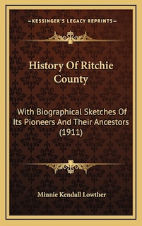 Couverture_History Of Ritchie County
