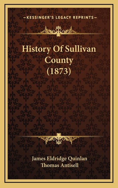 Couverture_History Of Sullivan County (1873)
