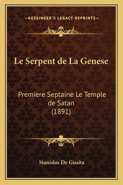 Couverture_Le Serpent de La Genese