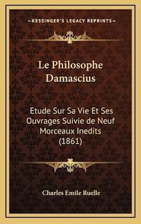 Couverture_Le Philosophe Damascius