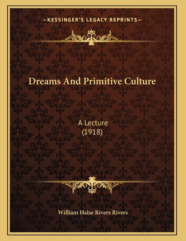 Couverture_Dreams And Primitive Culture