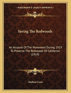 Couverture_Saving The Redwoods