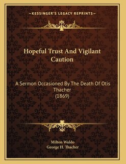 Front cover_Hopeful Trust And Vigilant Caution