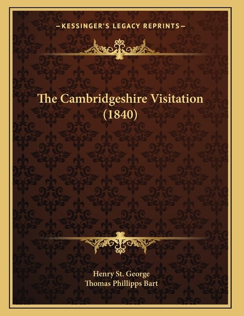 Front cover_The Cambridgeshire Visitation (1840)