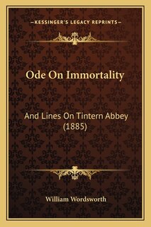 Front cover_Ode On Immortality