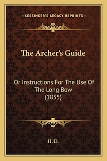 Front cover_The Archer's Guide