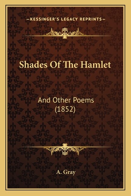 Front cover_Shades Of The Hamlet