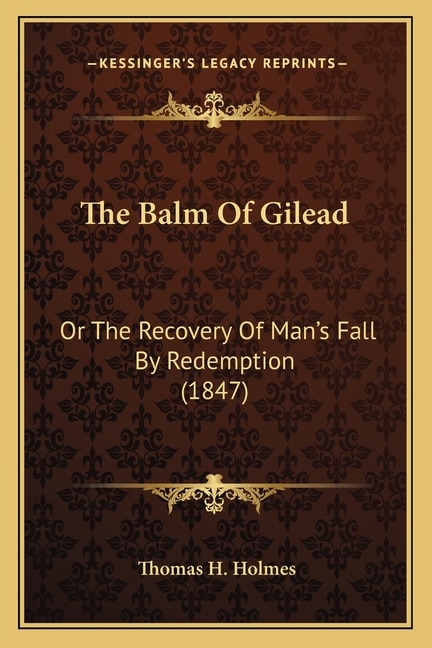 Couverture_The Balm Of Gilead