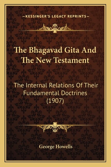 Front cover_The Bhagavad Gita And The New Testament