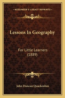 Front cover_Lessons In Geography