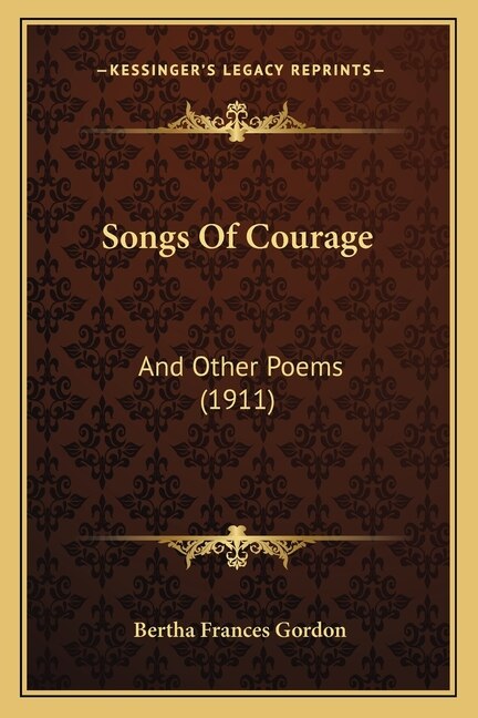 Couverture_Songs Of Courage